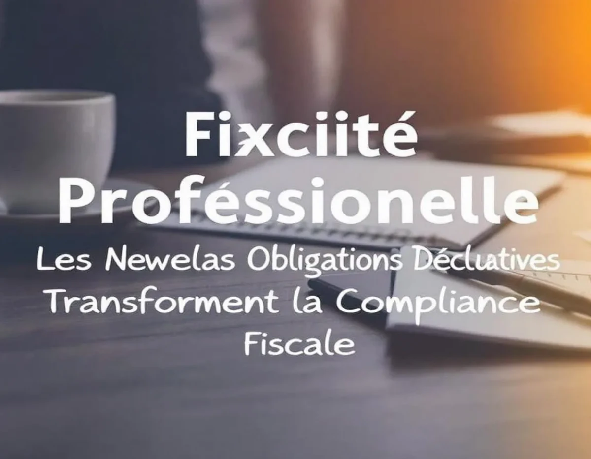 Fiscalité Professionnelle : Les Nouvelles Obligations Déclaratives Qui Transforment La Compliance Fiscale