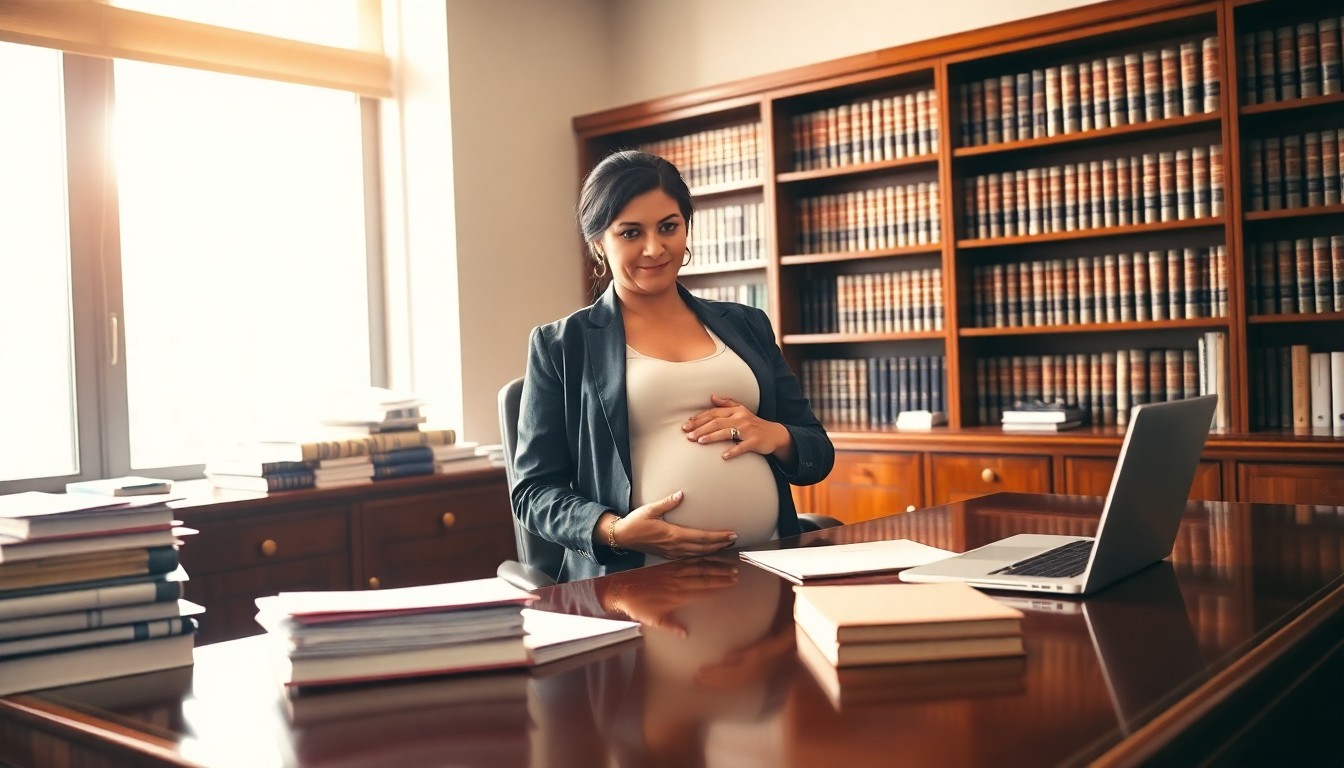 Les défis d'une avocate enceinte dans le milieu juridique